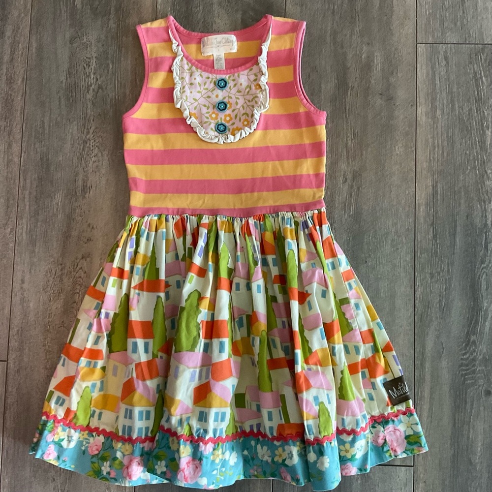 Matilda Jane Good Hart Butterfly House Dress, Girls Size 8
